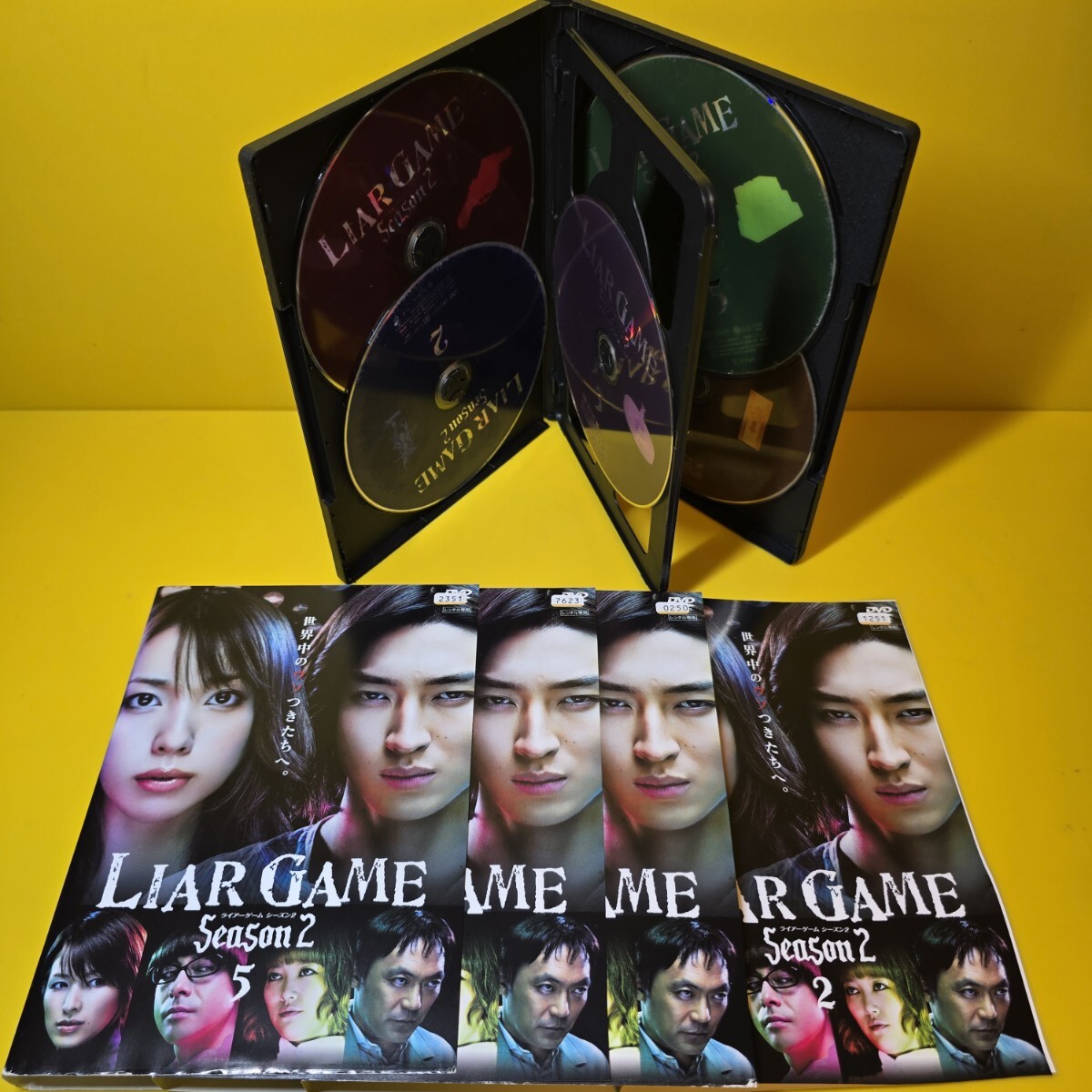 新品ケース交換済み「ライアーゲーム DVD」1期+2期 DVD 全11巻 新品ケース交換済み「ライアーゲーム DVD」1期+2期 DVD 全11巻
