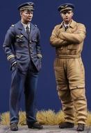 新品プラモデル 1/32 54mm WW.II フランス空軍 パイロットセット レジンキャストキット [TBO54007]