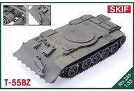 中古プラモデル 1/35 T-55BZ 戦闘工兵車 w/BTU-55ブルドーザー装着 (エッチング、レジン製パーツ付) [SKF35246]