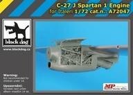 中古プラモデル 1/72 C-27J スパルタン用エンジン 1個(イタレリ用) ディティールアップパーツ [HAUA72047]