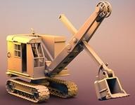 中古プラモデル 1/72 英・掘削用クレーンシャベル・ラストン・ビュサイラス社製 3Dプリントモデル ガレージキット [PD