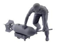 中古プラモデル [特典付き] 1/48 WWII アメリカ海軍 爆弾カート/500ポンド爆弾(3Dプリント製) ガレージキ