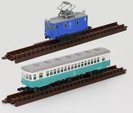 中古鉄道模型 1/150 秋田中央交通軌道線ブルー 旧塗装 2両セット 「鉄道コレクション」 [262336]