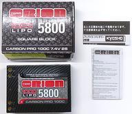 中古ラジコン カーボンプロLiPo5800 (100C/7.4V/サドルブロック/Wバナナ) [ORI14065]
