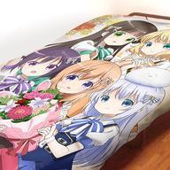 中古抱き枕カバー・シーツ(キャラクター) 集合 掛け布団カバー 「ご注文はうさぎですか??」