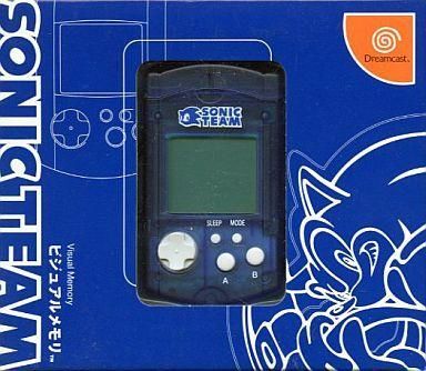 中古ドリームキャストハード SONICTEAMビジュアルメモリー_画像1