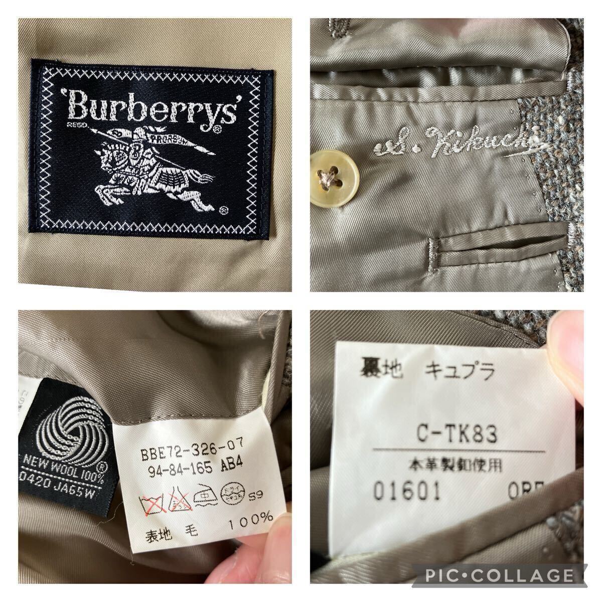 美品◇希少 BURBERRY バーバリー ヴィンテージ テーラード 美品◇希少 BURBERRY バーバリー ヴィンテージ テーラード