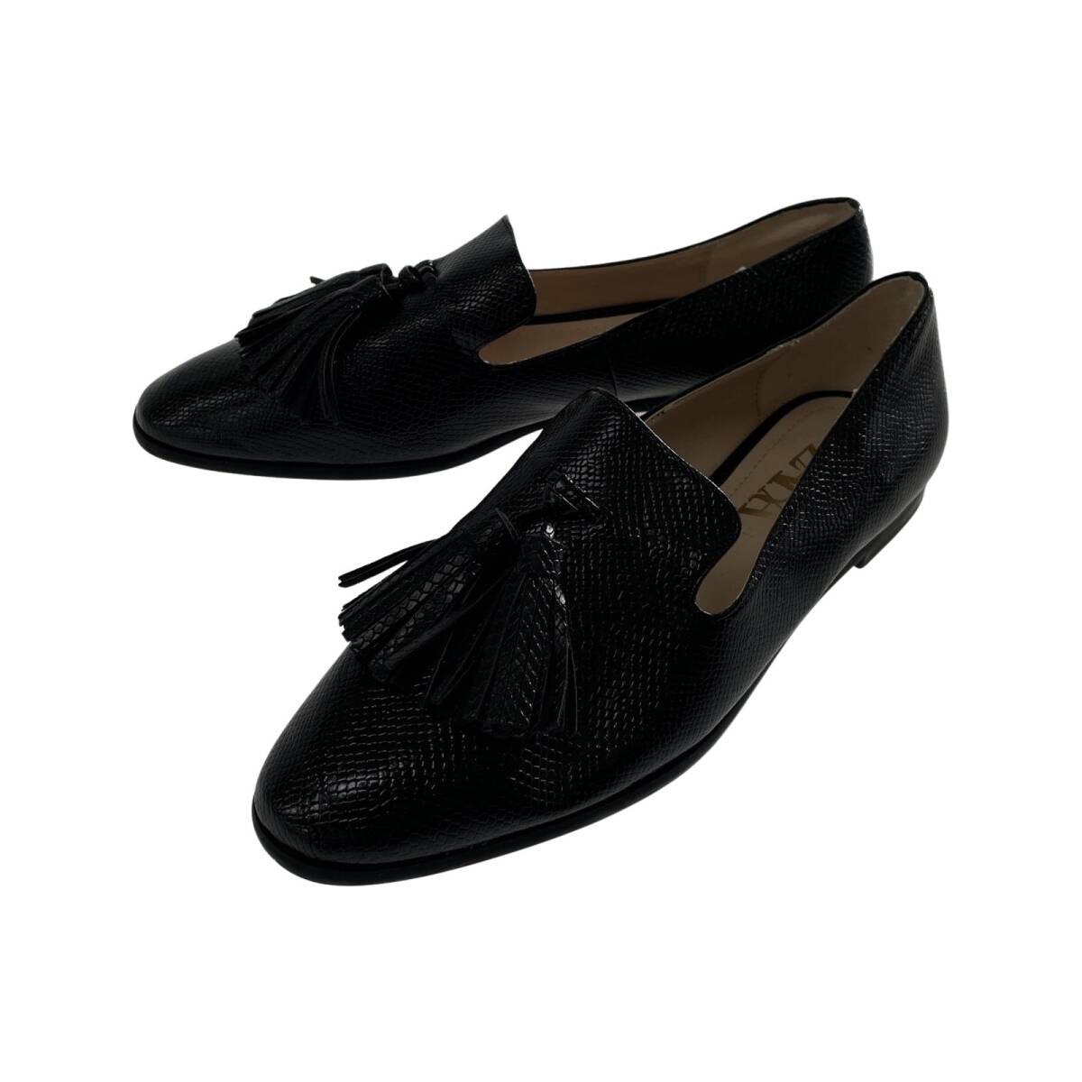 ZARA ザラ フリンジ パンプス size37/ブラック