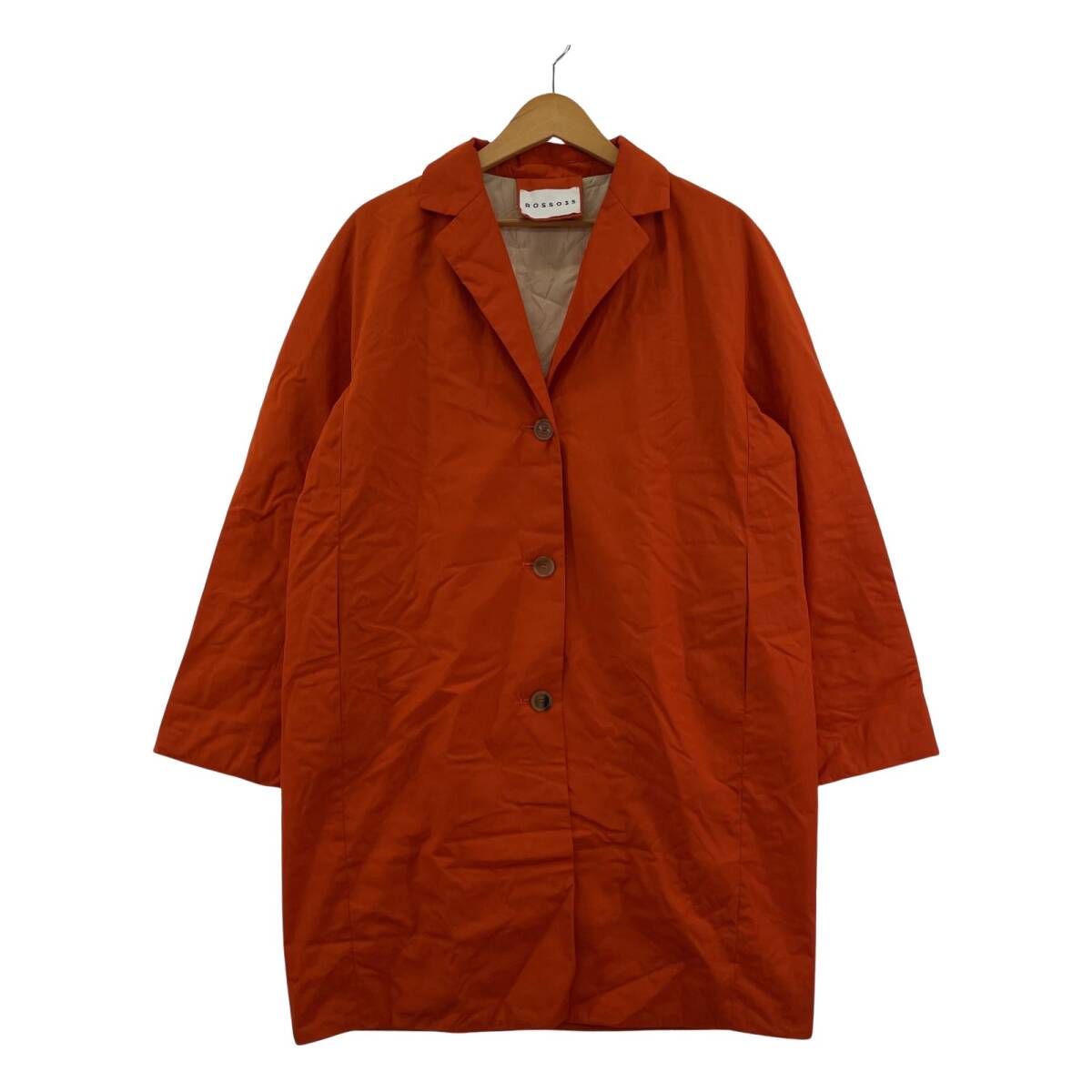Rosso35 ロッソ トレンタチンクエ コート size42/オレンジ