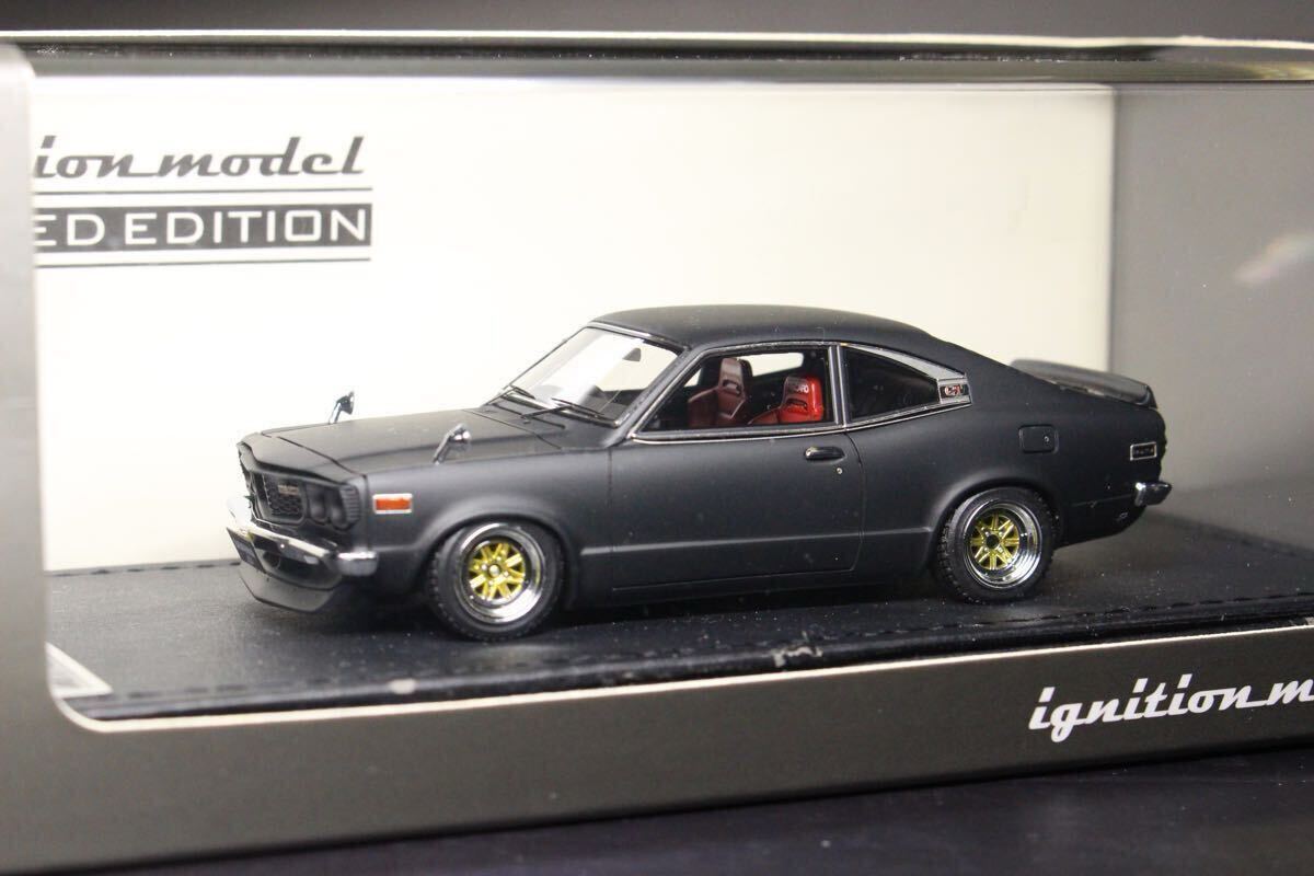 限定50台 1/43 Mazda Savanna (S124A) Matte Black イグニッションモデル マツダ サバンナ マットブラック Ignition model IG0638