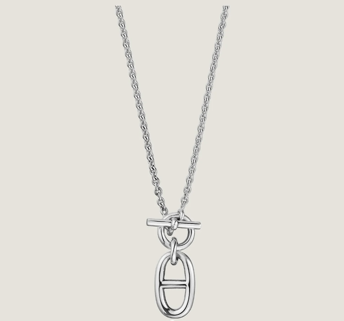 未使用新品】HERMESエルメス シルバー ネックレス アミュレット 未使用新品】HERMESエルメス シルバー ネックレス アミュレット