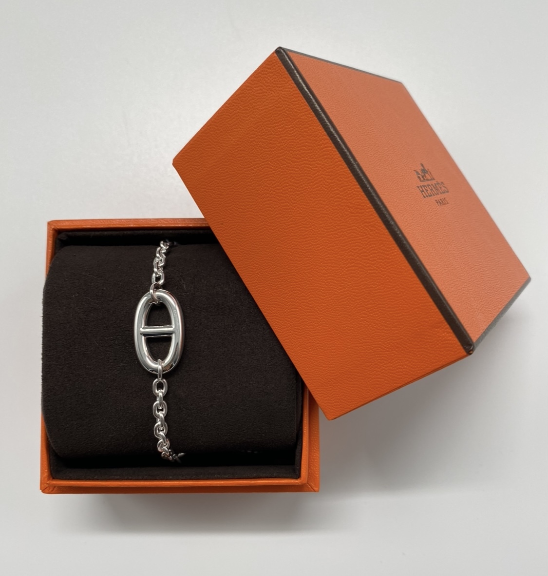 未使用新品】HERMESエルメス シルバーブレスレット《ファラン 未使用新品】HERMESエルメス シルバーブレスレット《ファラン
