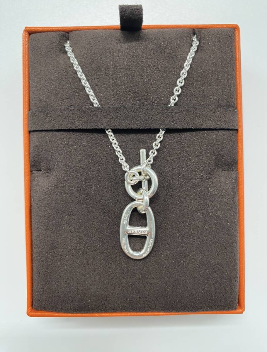 未使用新品】HERMESエルメス シルバー ネックレス アミュレット 未使用新品】HERMESエルメス シルバー ネックレス アミュレット