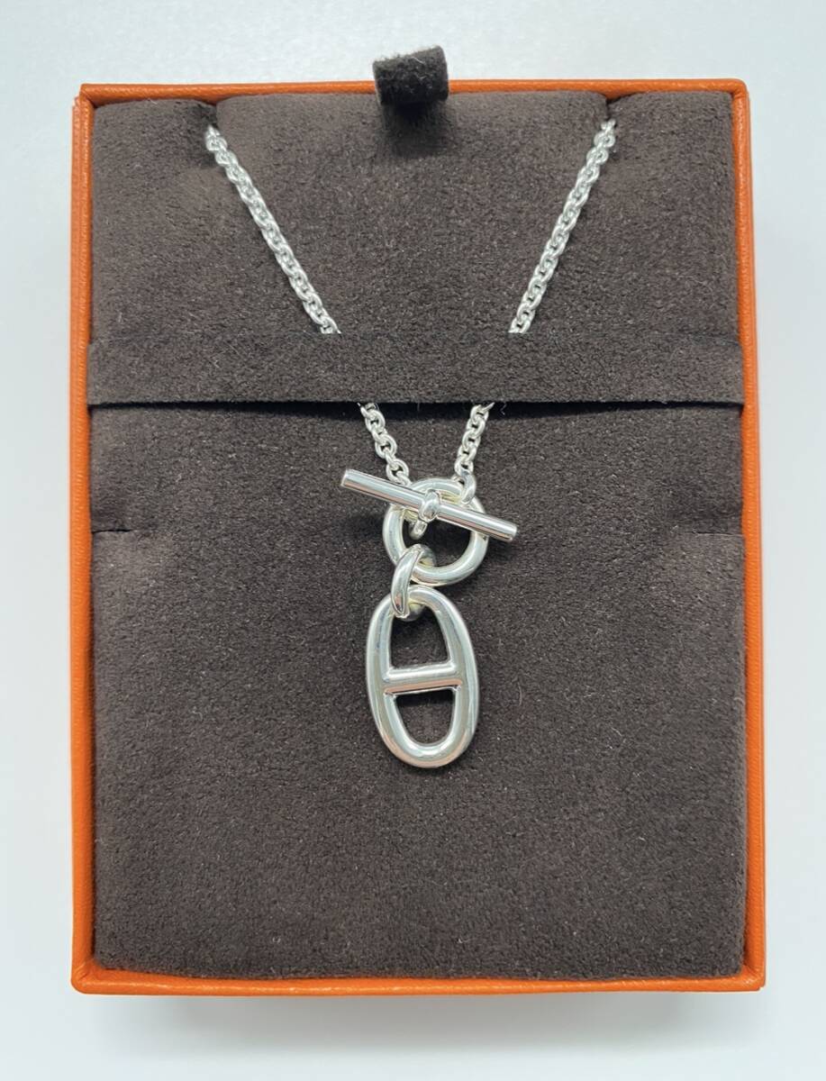 未使用新品】HERMESエルメス シルバー ネックレス アミュレット 未使用新品】HERMESエルメス シルバー ネックレス アミュレット