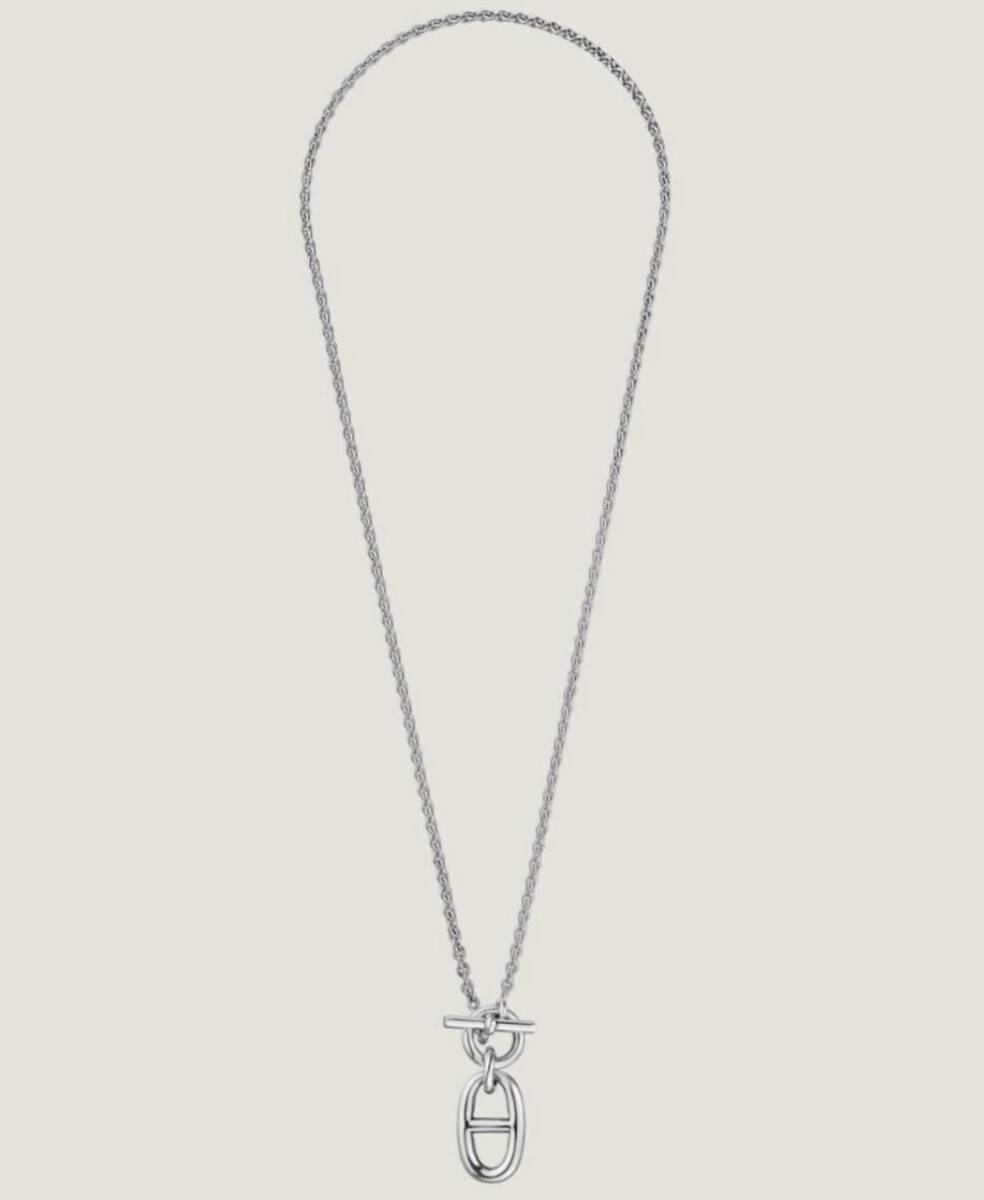 未使用新品】HERMESエルメス シルバー ネックレス アミュレット 未使用新品】HERMESエルメス シルバー ネックレス アミュレット