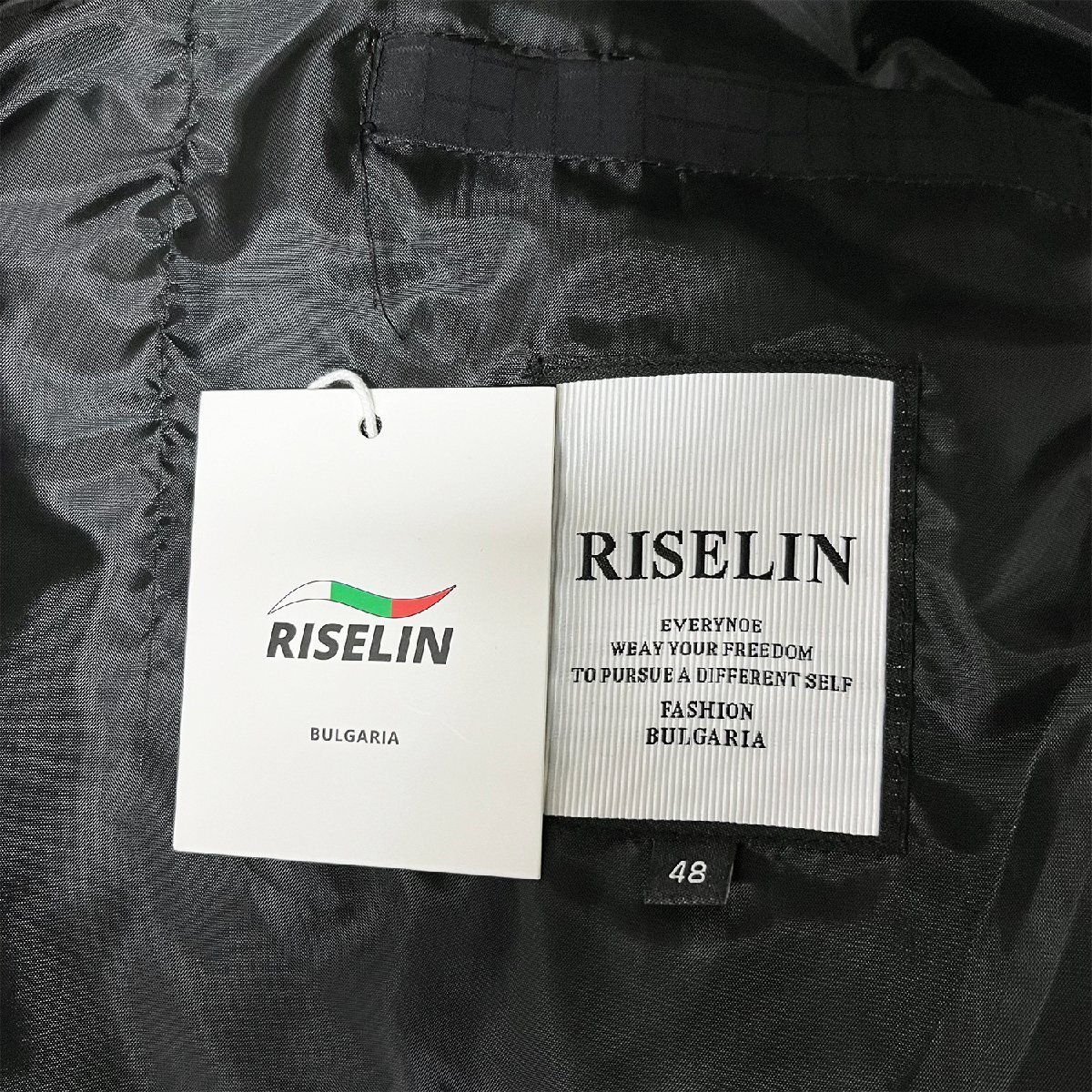  popular Europe made * regular price 8 ten thousand * BVLGARY a departure *RISELIN cotton inside jacket cotton 100% protection against cold . manner water-repellent casual outer Street autumn winter L