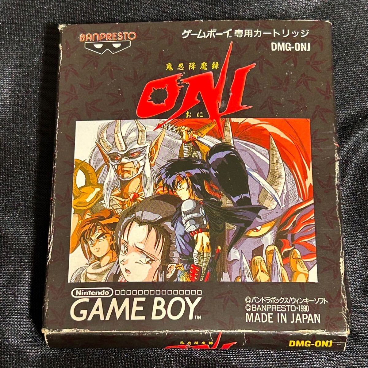 ゲームボーイ 鬼忍降魔録 ONI おに 箱説付|おもちゃ、ゲーム ゲームボーイ 鬼忍降魔録 ONI おに 箱説付|おもちゃ、ゲーム