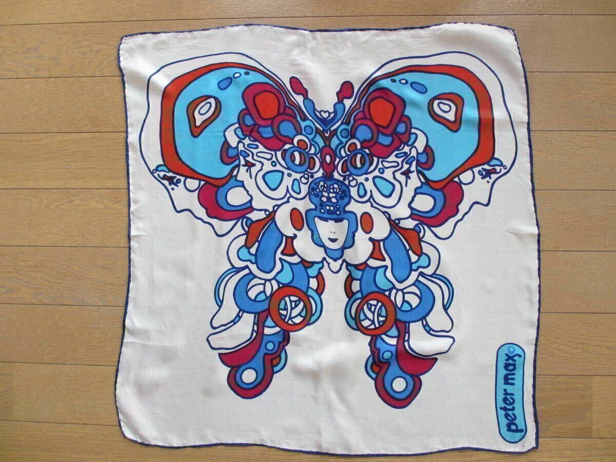古着 ビンテージ 70s ピーター マックス Peter MAX ハンカチ