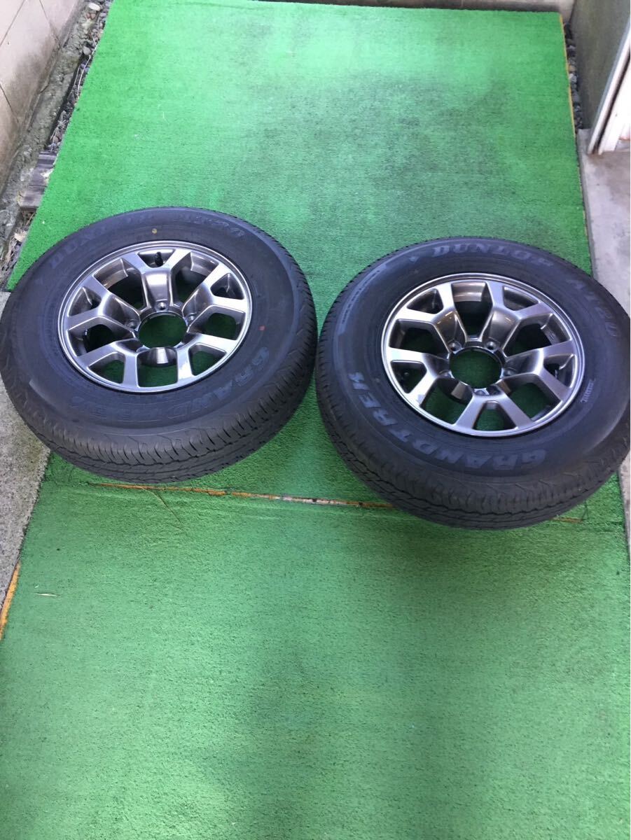 ジムニーシェラ純正アルミタイヤセット タイヤホイールセット　ダンロップ_画像4