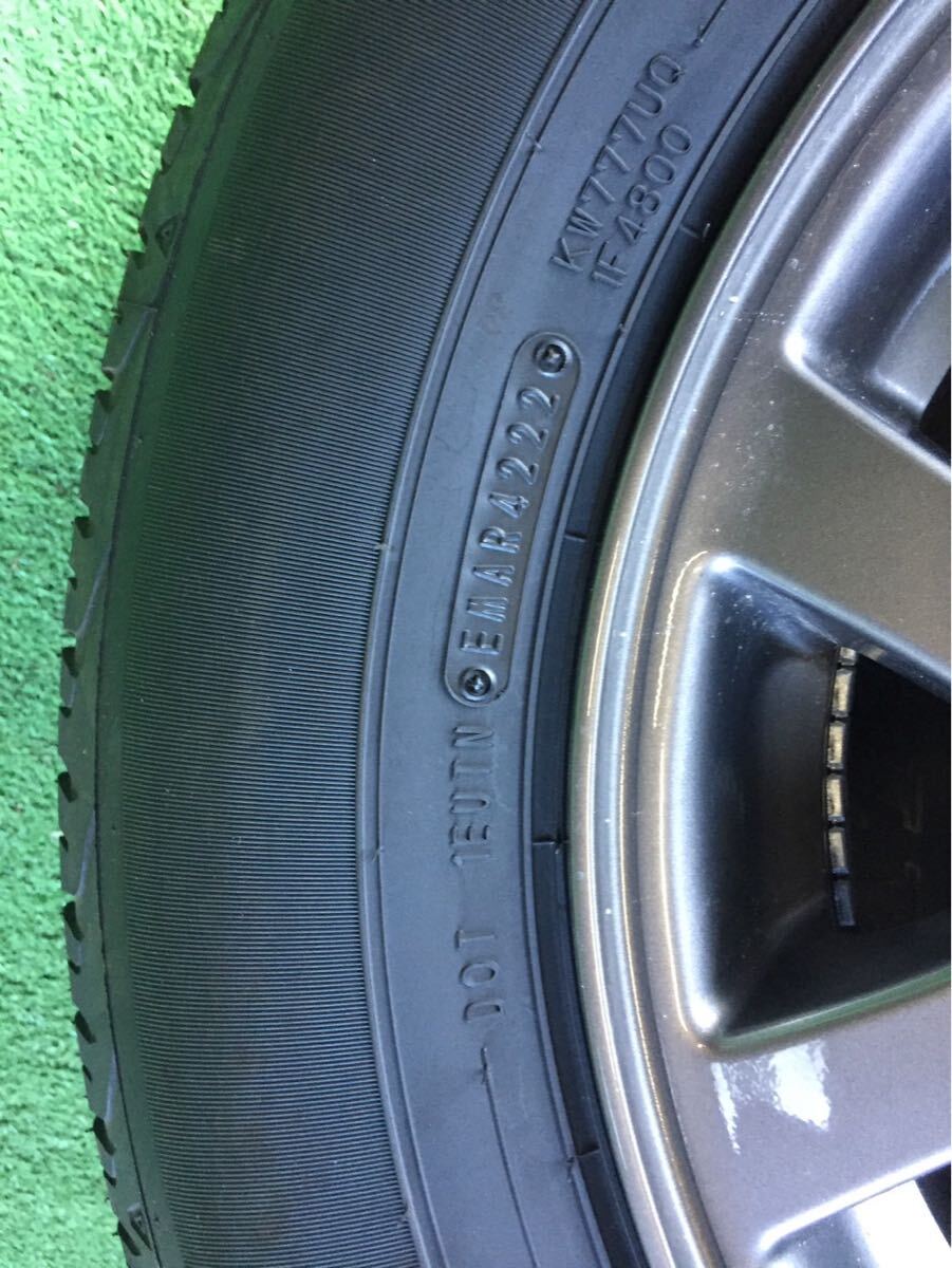 ジムニーシェラ純正アルミタイヤセット タイヤホイールセット　ダンロップ_画像9