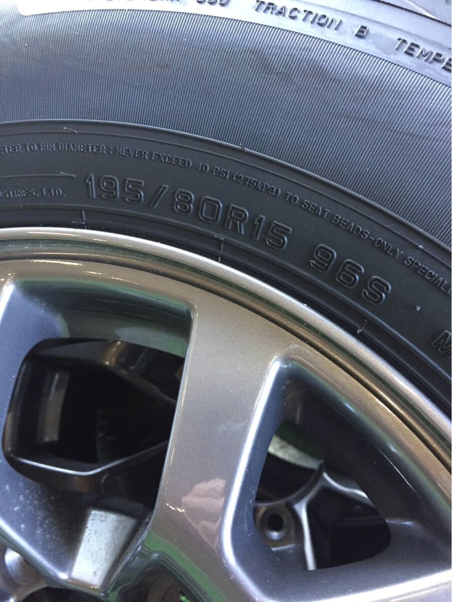 ジムニーシェラ純正アルミタイヤセット タイヤホイールセット　ダンロップ_画像10