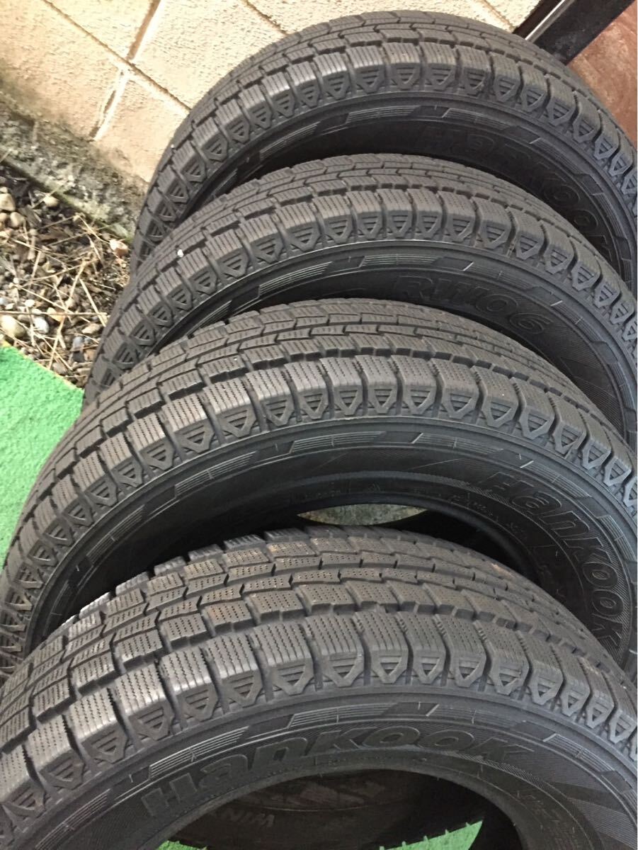スタッドレスタイヤ　Hankook 4本セット　195ー80ー15_画像1