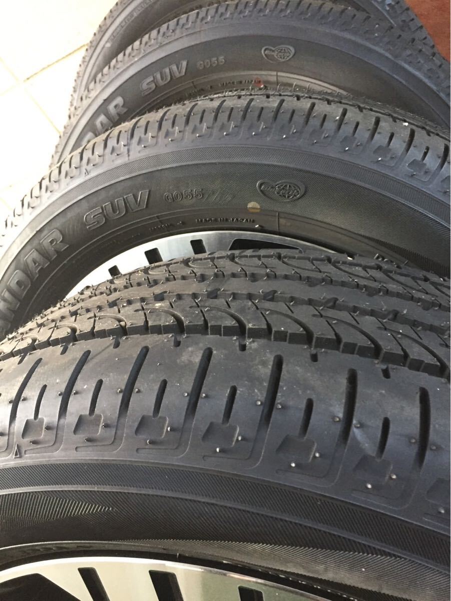 ミツビシＤー５　純正アルミホイールタイヤセット　新車外し　225ー55ー18　ヨコハマジオランダー　三菱_画像8