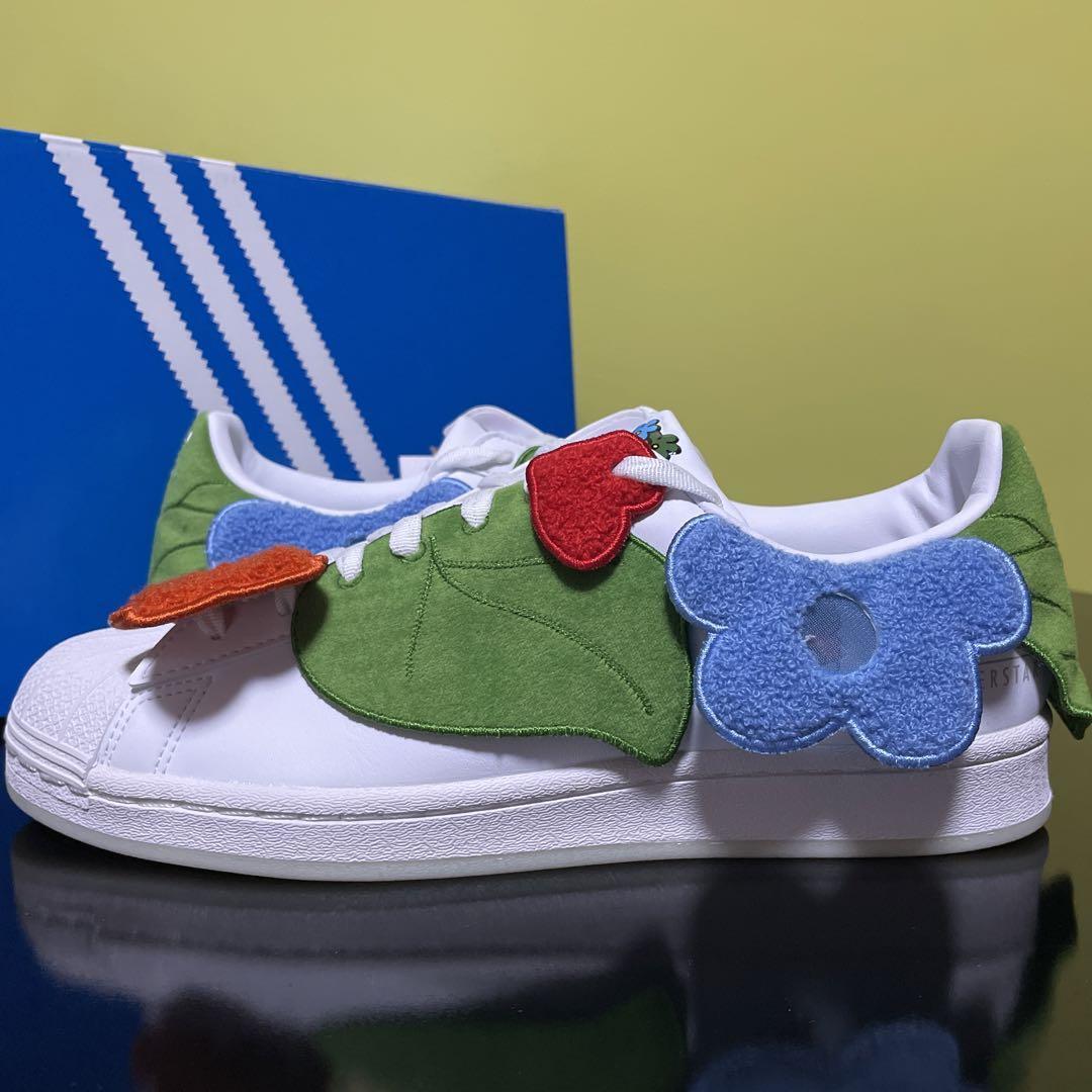 27.0cm ★新品 アディダス × メルティング サッドネス スーパースター スニーカー 白 コラボ adidas × MELTING SADNESS SUPERSTAR GZ2662