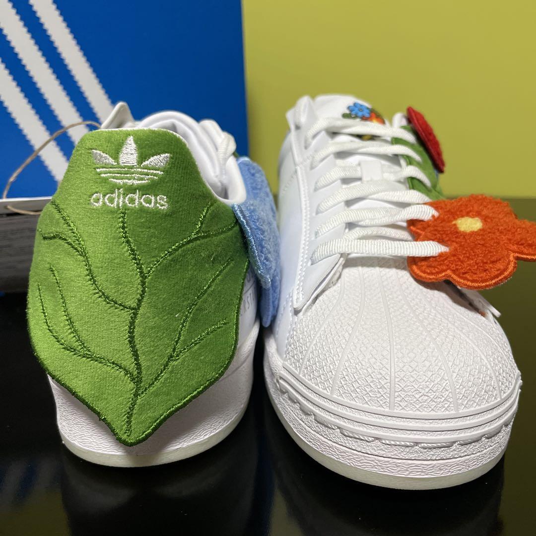 27.0cm ★新品 アディダス × メルティング サッドネス スーパースター スニーカー 白 コラボ adidas × MELTING SADNESS SUPERSTAR GZ2662