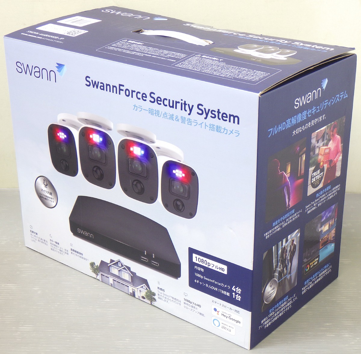 新品未使用!SWANN スワン スマートセキュリティシステム フルHD Yahoo!オークション - 未使用開封のみ スワン セキュリティ
