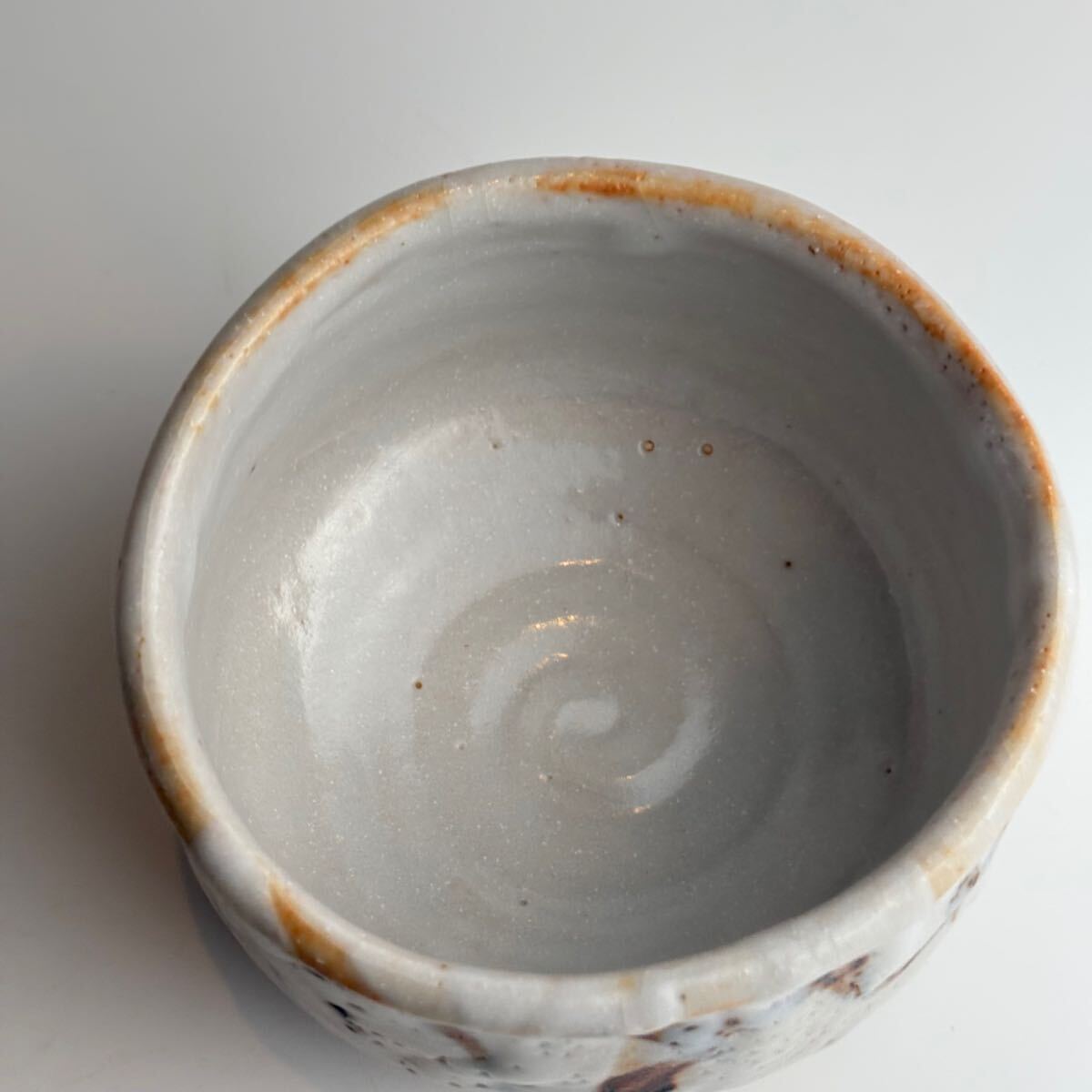 陶芸家　作家物 志野茶碗　抹茶碗 箱無し 陶芸家 作家物 志野茶碗 抹茶碗 箱無し
