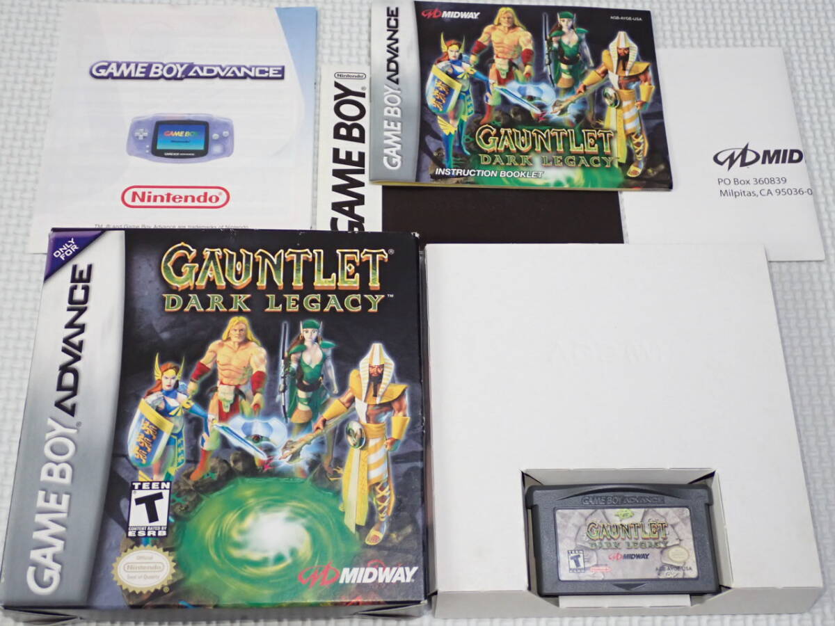 10200円 GBA☆GAUNTLET DARK LEGACY 海外版 北米版 端子清掃済 10200円 GBA☆GAUNTLET DARK LEGACY 海外版 北米版 端子清掃済