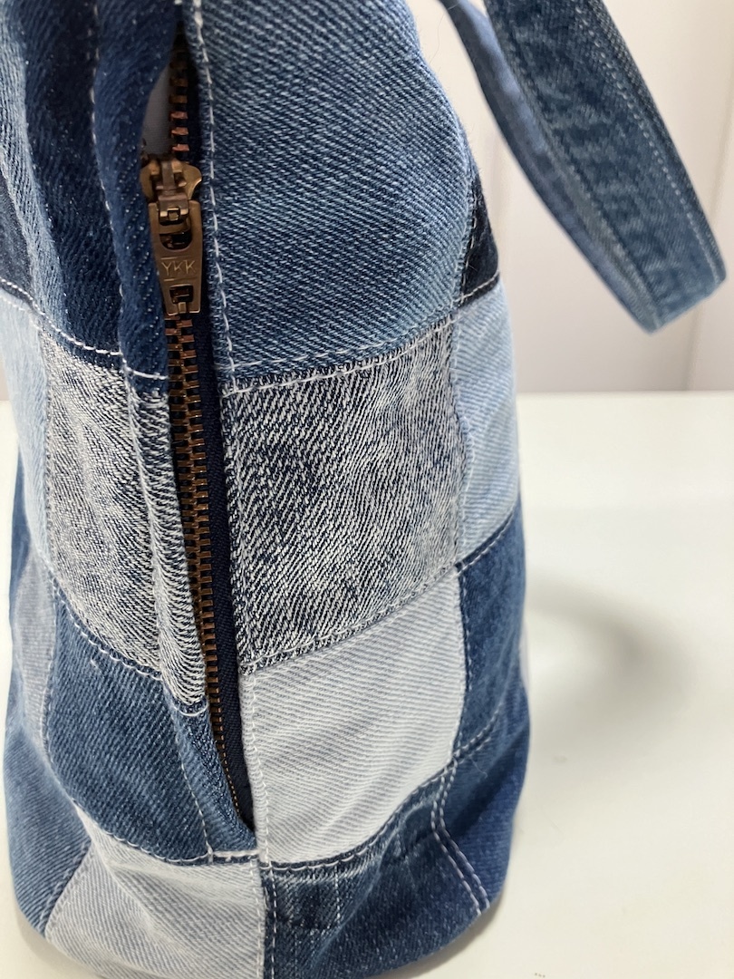 デニムリメイクバッグ ハンドメイド LOW オリジナル トート