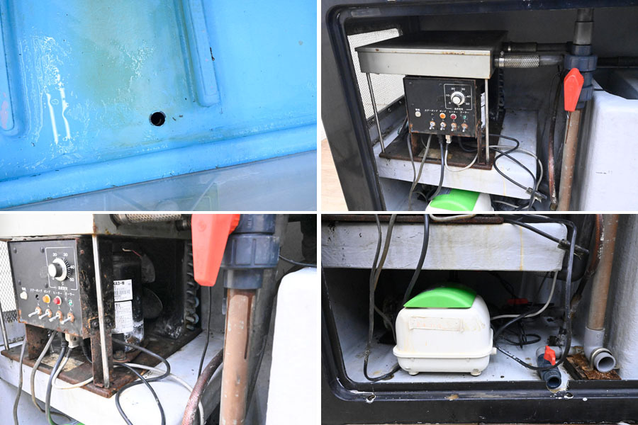FQ09 大型 活魚 生簀 水槽 台座 写真のセット 全体サイズ 幅150 FQ09 大型 活魚 生簀 水槽 台座 写真のセット 全体サイズ 幅150