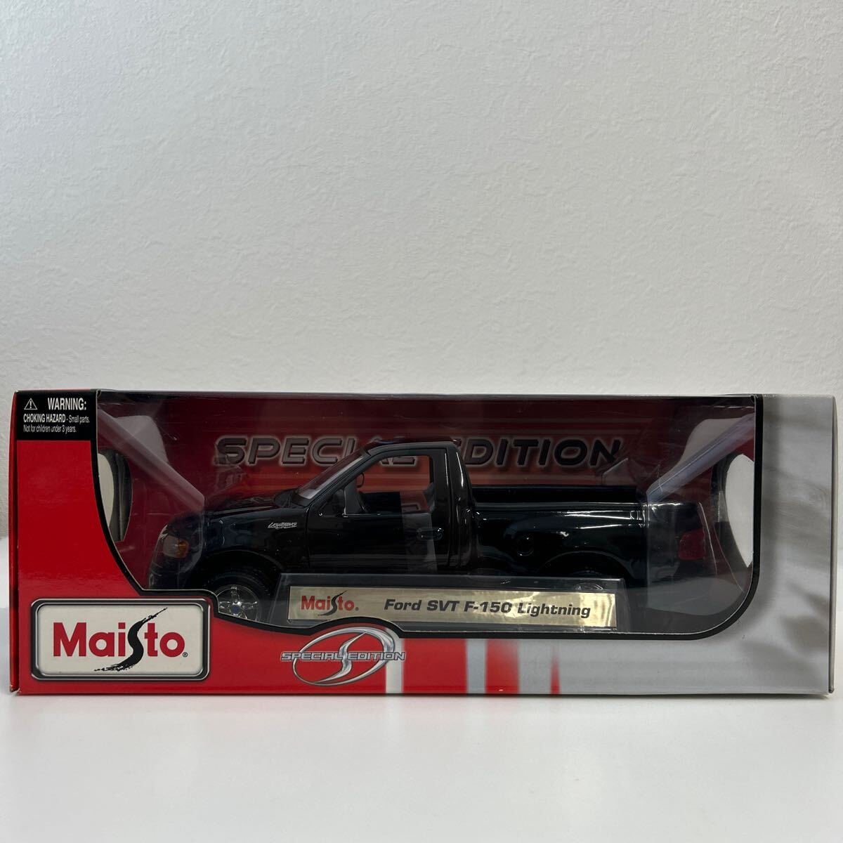 Maisto 1/21 Ford SVT F-150 Lightning Black マイスト フォード F150 ライトニング ブラック ピックアップ トラック ミニカー モデルカー