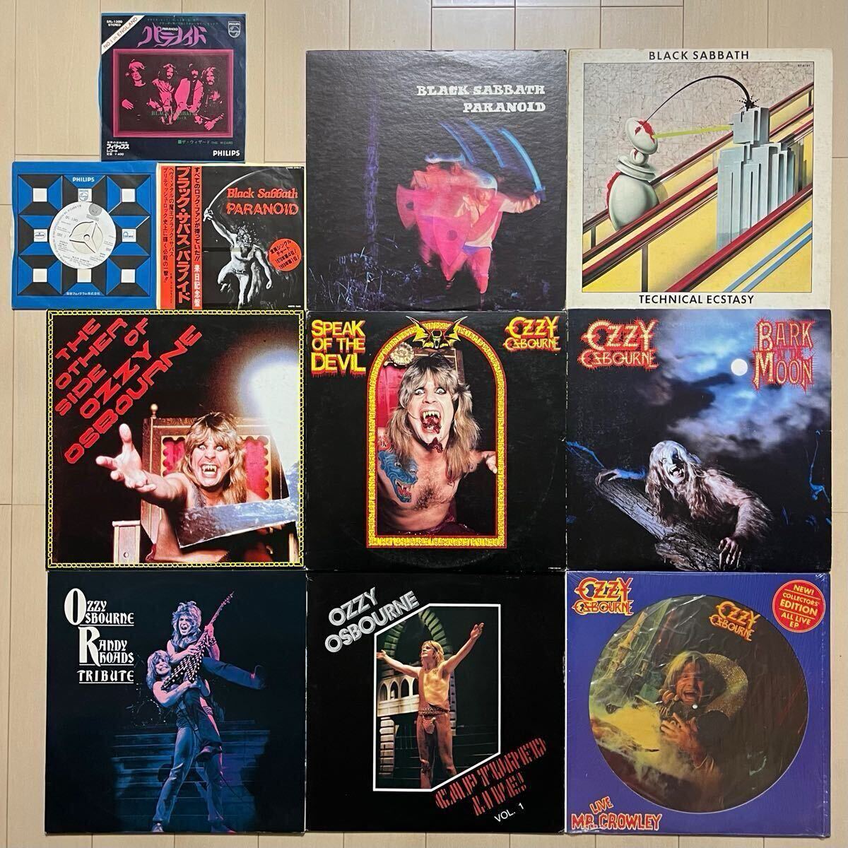 OZZY OSBOURNE/BLACK SABBATH レコード 11枚セット