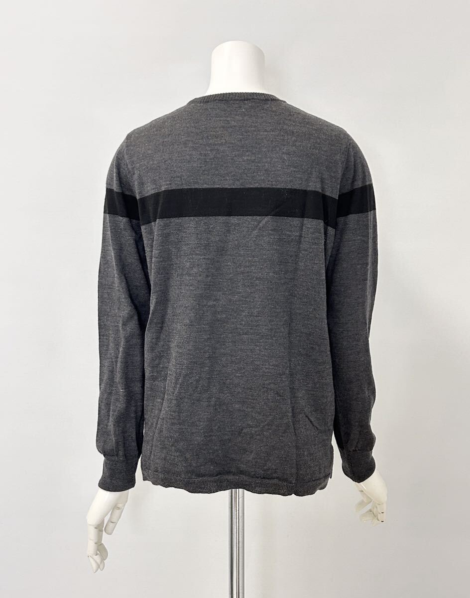 ★ IENA ◆ IMPORTED YARN ウール セーター グレー 薄手 ニット イエナ ◆W11 かH2JL-06