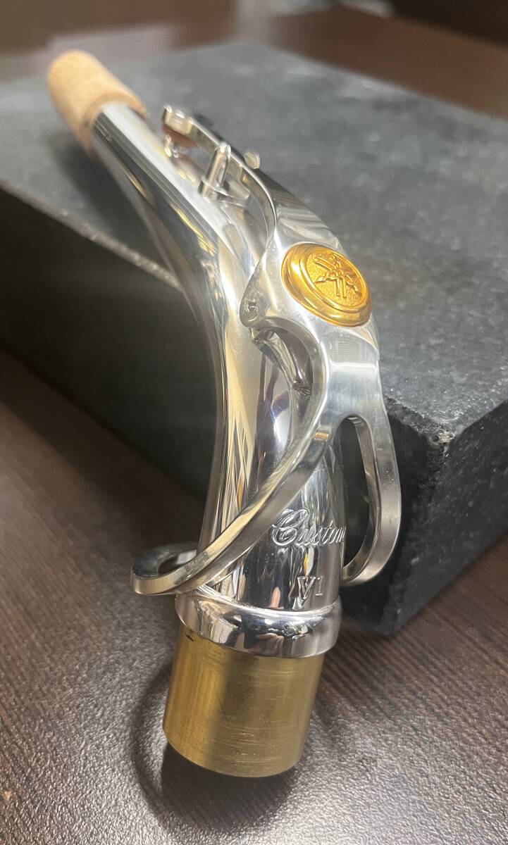 アルトサックス用CustomV1ネックシルバー【YAMAHA】
