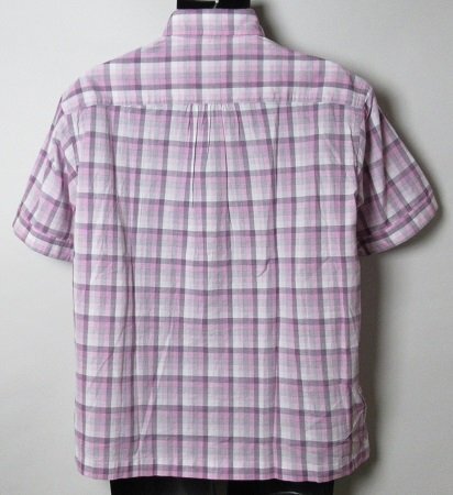 新品 マッキントッシュ ロンドン グラデーションチェック半袖シャツ 