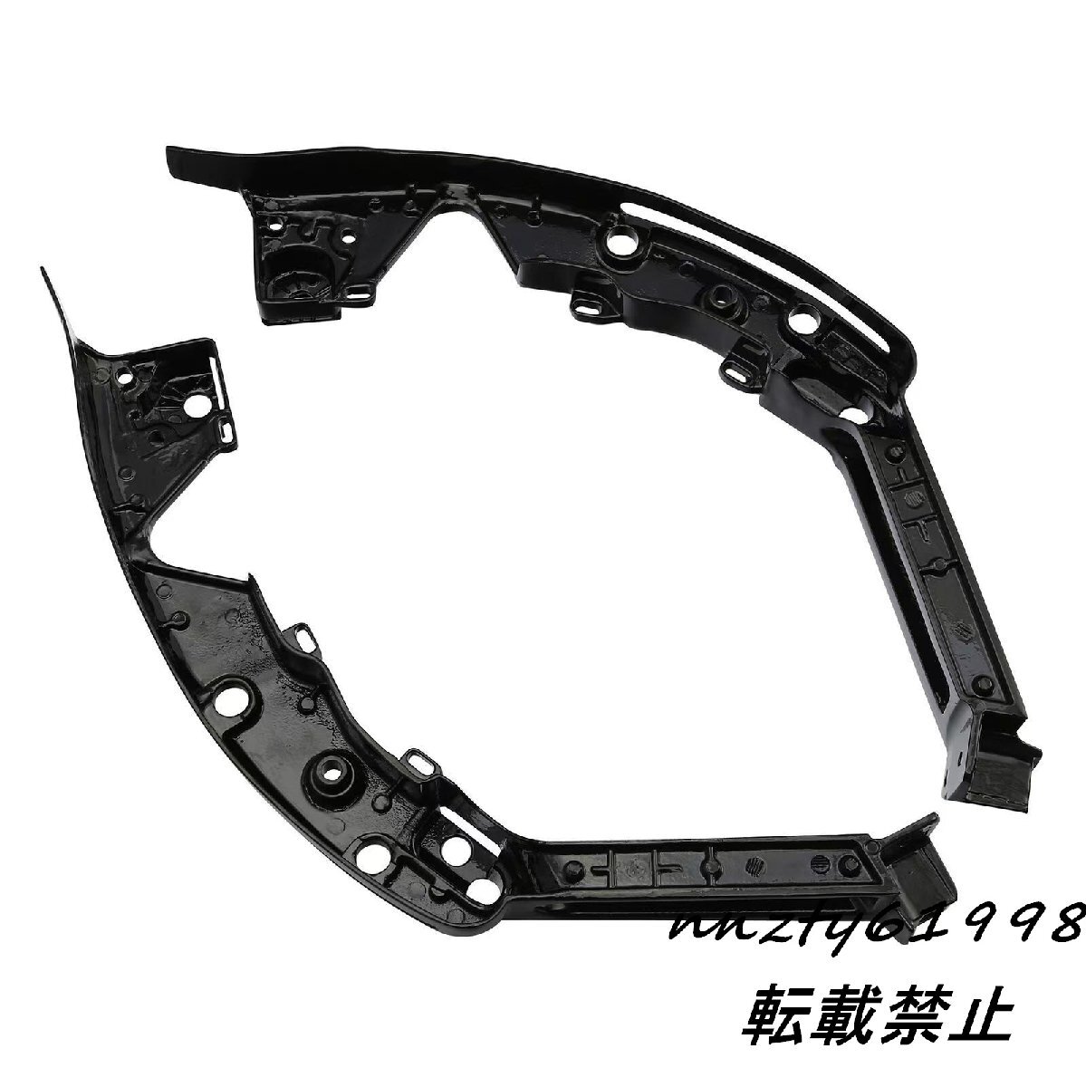 サイドバッグバックレスト リアフェンダーサポートブラケット ハーレーダビッドソン グライドツアラー ロードキング 2014-2023年用