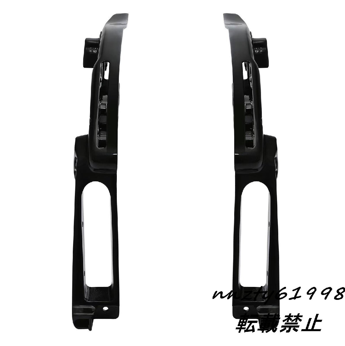 サイドバッグバックレスト リアフェンダーサポートブラケット ハーレーダビッドソン グライドツアラー ロードキング 2014-2023年用