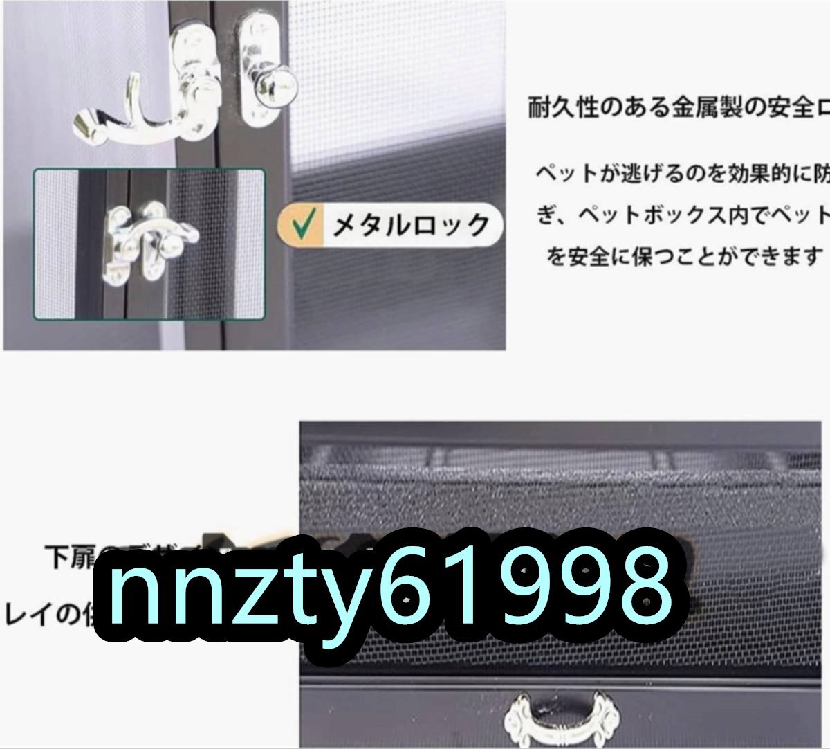 爬蟲類用品 爬蟲類ケージ 丈夫で耐久性アルミニウム合金育種箱通気性の良トカゲ ケージ 両生類 ケージ 45×45×60cm