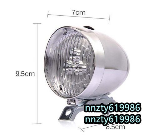  новый товар велосипед модифицировано custom Vintage велосипед свет передний retro Cruiser Kuromori хром LED Vintage гибридный велосипед 