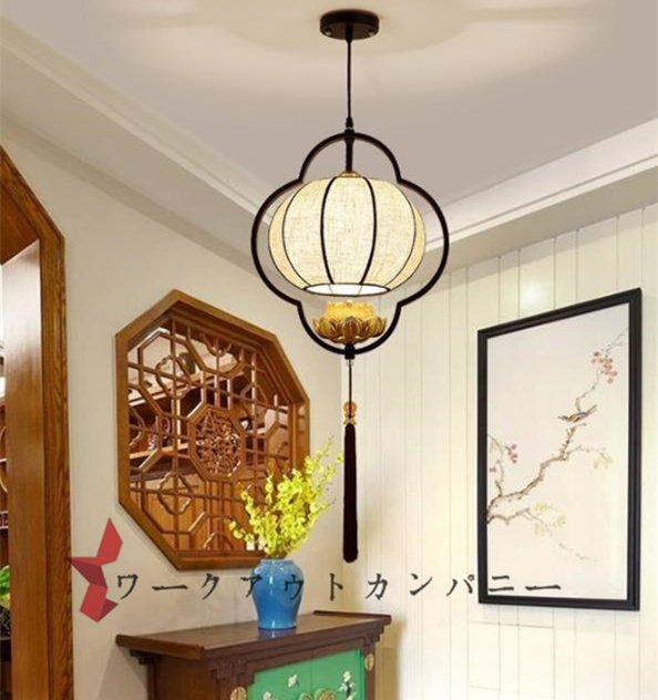 注目◆美品 中國風(fēng)シャンデリア 禪風(fēng)シャンデリア レストラン/ベッドルーム用シャンデリア 通路用ランプ レトロな雰囲気 照明