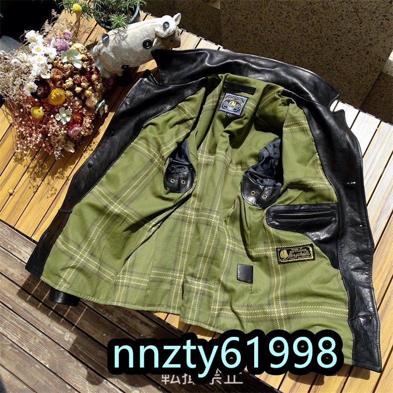 品質保証 ワーカーズジャケット 1.2mm 姫路 カーコート 馬革 レザー ホースハイド 1900s コサック S～5XLサイズ選択可 ブラック ニューバランスMade in USA 993 Core