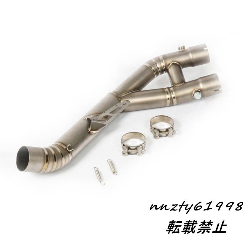 チタン 中間パイプ リンクパイプ 觸媒除去 / YZFR1 YZF-R1M MT-10 2015-2021