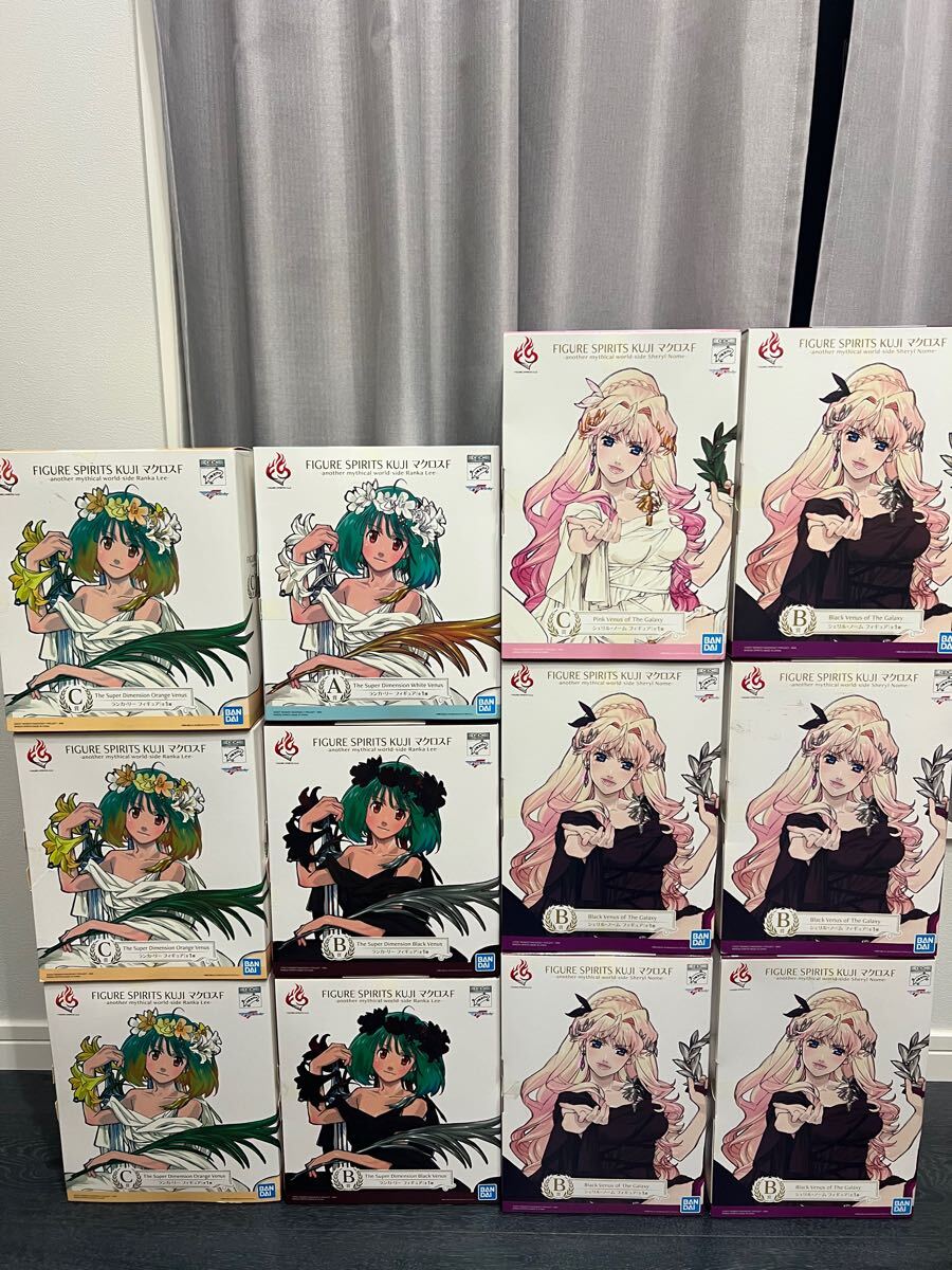 12個　新品未開封　FIGURE SPIRITS KUJI マクロスF シェリル・ノーム ランカ・リー　一番くじ　A賞　B賞　C賞　フィギュア　ロボット