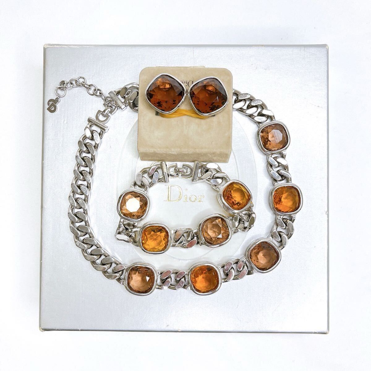 1円 クリスチャン ディオール カフス 他 セリーヌ タイピン / イブサンローラン 等 アクセサリー まとめ セット