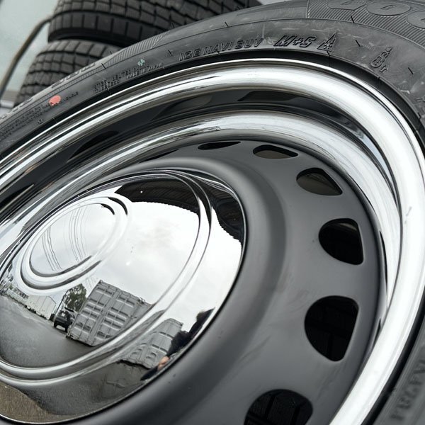 1臺分限定即納 ハイエース 200系 レジアスエース スタッドレス 16インチ タイヤホイール4本 GOODYEAR ICE NAVI グッドイヤー 215/65R16