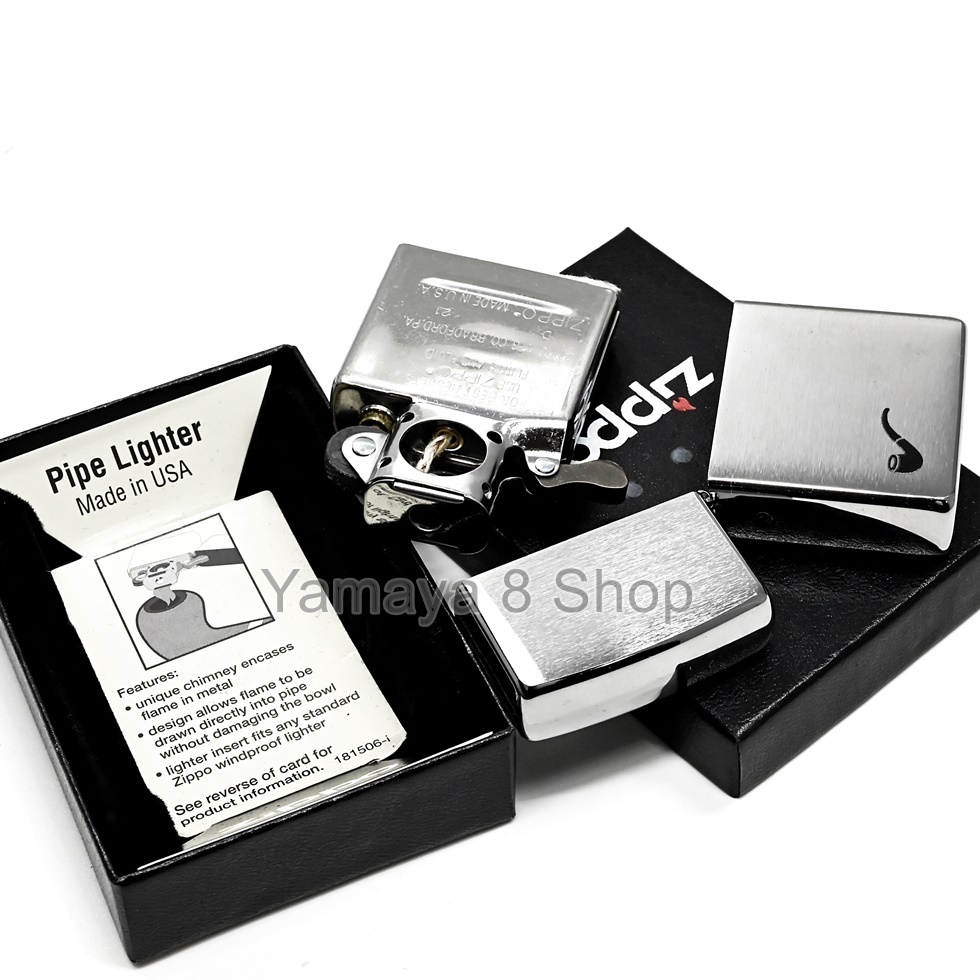 ZIPPO 特殊インサイドユニット 穴あき パイプ クロームサテーナ